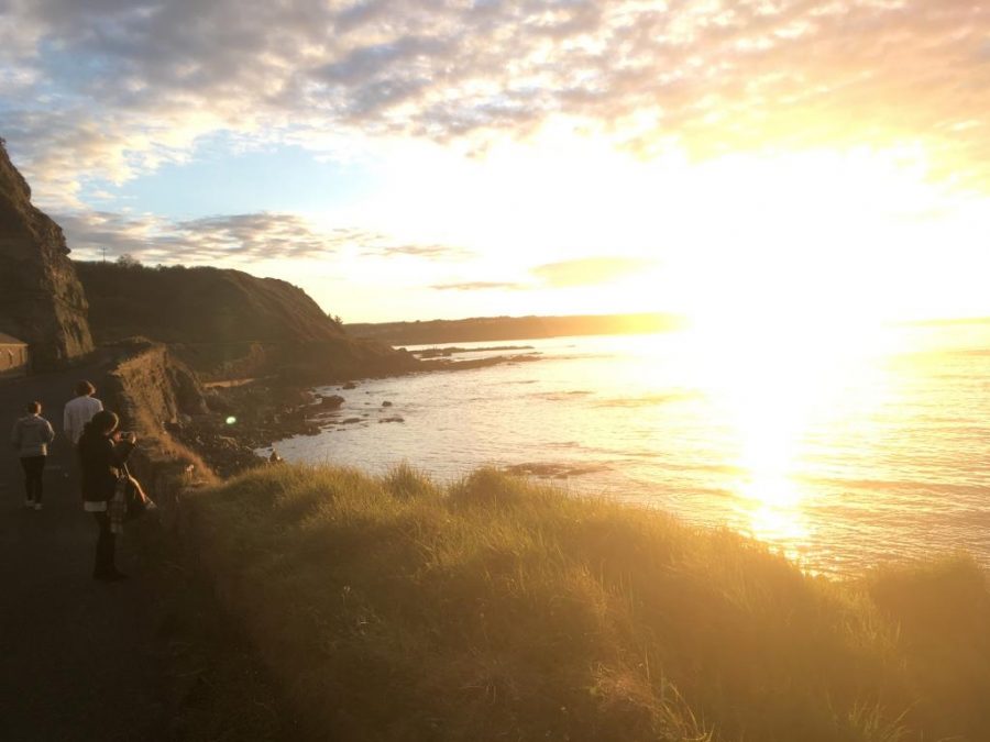 Sunset at Corrymeela, Northern Ireland.