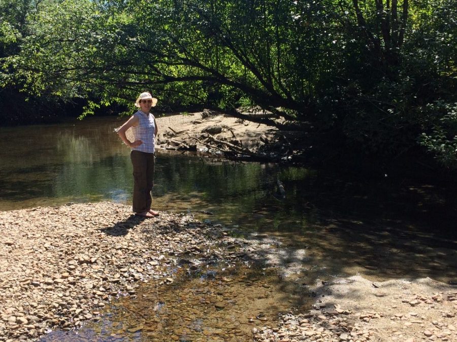 Water: CMU student Marnie Klassen worked for A Rocha Canada this summer in BC.