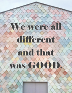 We're all different...